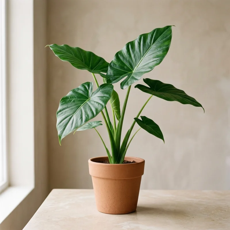 Alocasia macrorrhizos — Alokazja olbrzymia (Ucho słonia)
