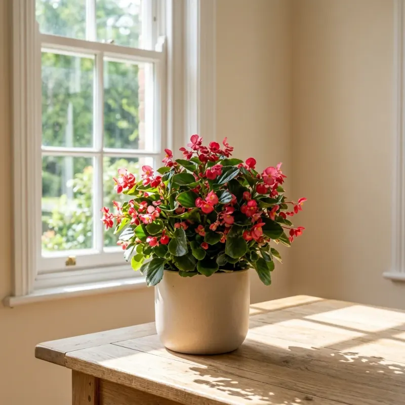 Begonia semperflorens — Begonia stale kwitnąca
