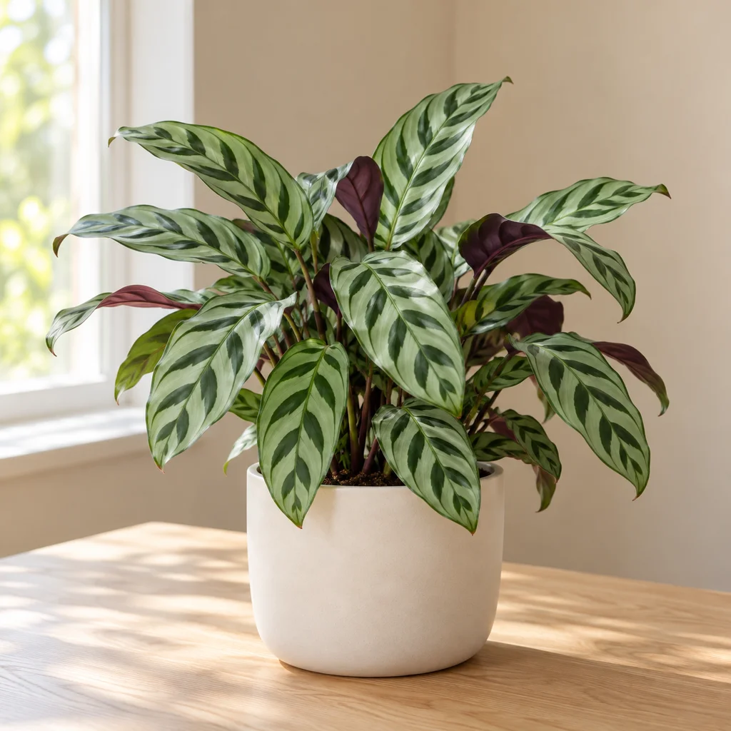 Ctenanthe burle-marxii — Fishbone prayer plant