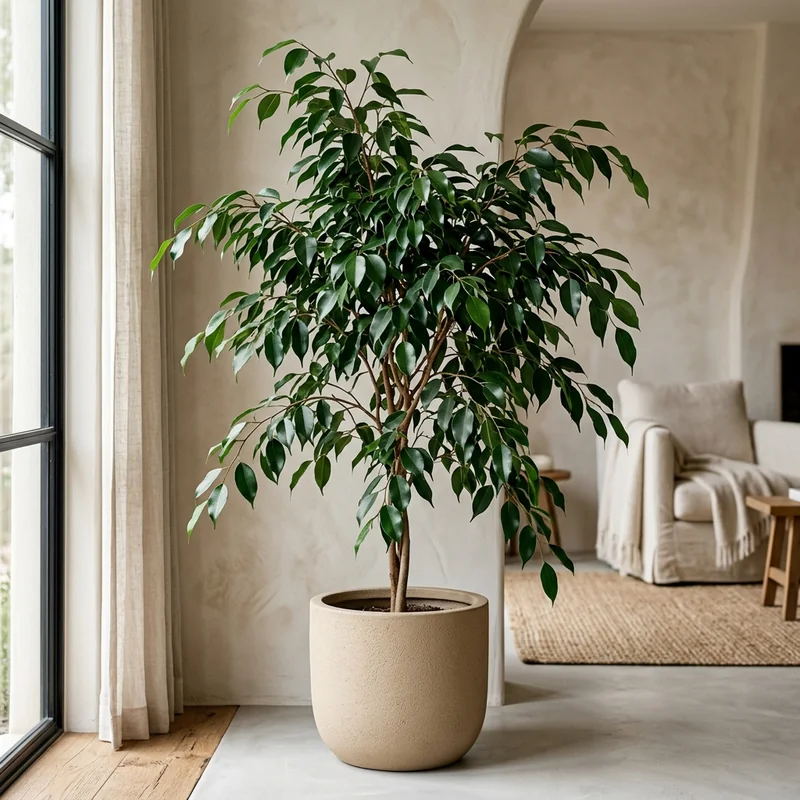 Ficus benjamina — Figowiec benjamiński (Fikus beniamin)