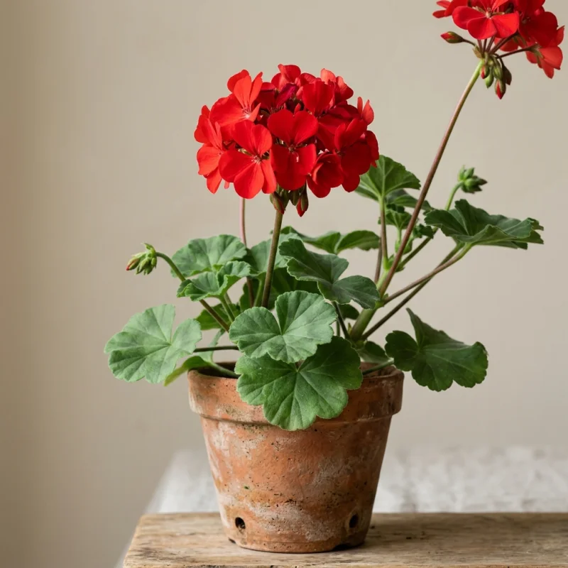 Pelargonium inquinans — Pelargonia szkarłatna dzika