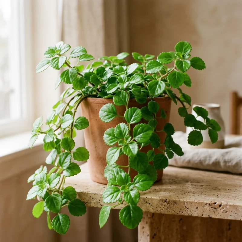 Plectranthus verticillatus — Plectrantus koleusowaty (Drzewko szczęścia)
