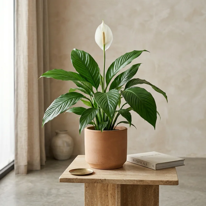 Spathiphyllum blandum — Skrzydłokwiat szerokolistny