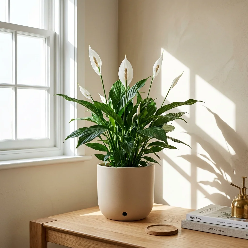 Spathiphyllum wallisii — Peace lily