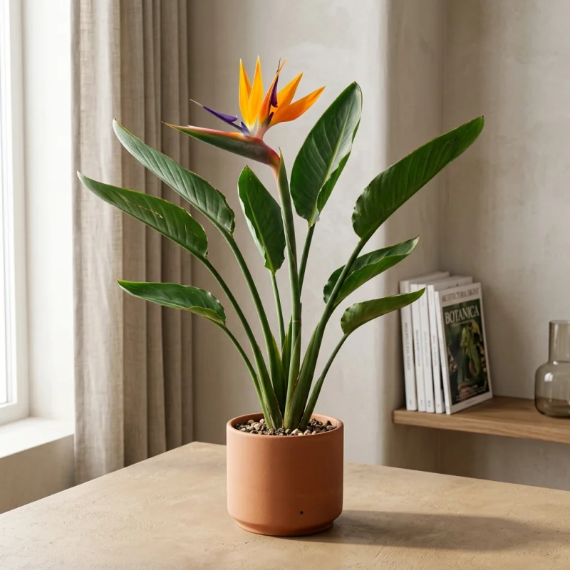 Strelitzia reginae — Sterlicja królewska (Rajski ptak)
