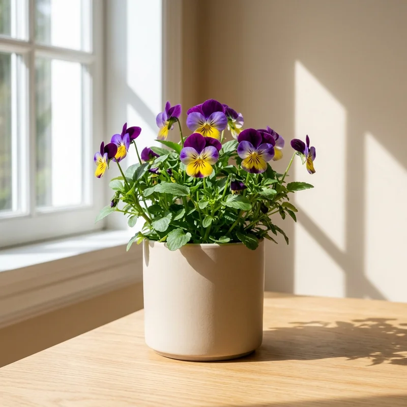 Viola tricolor — Fiołek trójbarwny (Bratek polny)