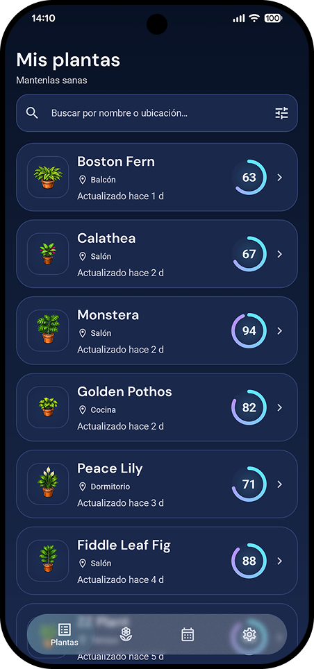 Plant list